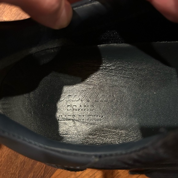 Good Man Brand Triumph Trainers Navy Blue Mens 9 Suede - Picture 9 of 10